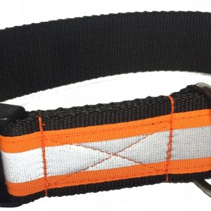 Mocna Obroża Odblaskowa 35-50 CM Zatrzask 40 MM - 1 zdjęcie