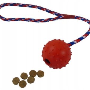 Mocna piłka na smaczki zabawka dla psa Aport 5cm - 1 zdjęcie