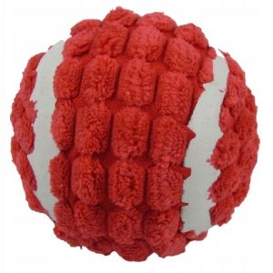 Mocna piłka tenisowa dla psa Sztruksowa 6,5cm - 1 zdjęcie