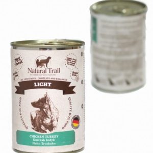 Natural Trail NATURAL TRAIL LIGHT 400g karma w puszce dla psów kurczak indyk - 1 zdjęcie