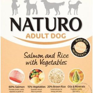 Naturo Adult Salmon&Rice&Vegetables 400g - 1 zdjęcie