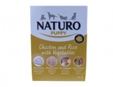 Naturo Puppy Kurczak z ryżem i warzywami 150g MZ_1 - 1 zdjęcie