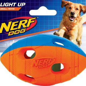 Nerf Dog Led Light Up Piłka Football Small - 1 zdjęcie