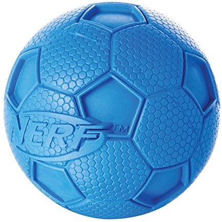Nerf Dog Squeak Soccer Ball: 6,3 cm - 1 zdjęcie