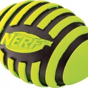 Nerf Spiralna piszcząca piłka rugby M, czerwona/z - 1 zdjęcie