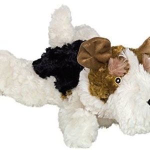 Nobby 50507 pluszowy pies w pozycji leżącej foxterrier - 1 zdjęcie