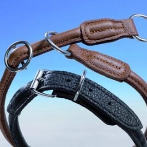 Nobby 78770-23 Hundehalsband Elchleder L: 30 Cm,  10 Mm, Braun - 1 zdjęcie