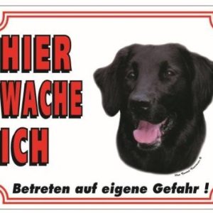 Nobby 93221 znak ostrzegawczy Flat-Coated Retriever - 1 zdjęcie