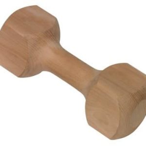 Nobby drewno wycofać hantle, 1000 g - 1 zdjęcie