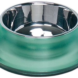 Nobby Miska  "Diva Diner", przezroczysty czerwony, 17.5 cm, 0.5 litrów, zielony - 1 zdjęcie