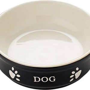Nobby Nobby MISKA CERAMICZNA PIES 12cm CZARNA - 1 zdjęcie