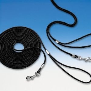 Nobby smycz dla psów, czarna,  5 mm, 10 m - 1 zdjęcie