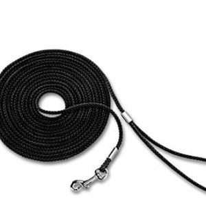 Nobby smycz dla psów, czarna,  5 mm, 5 m - 1 zdjęcie