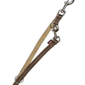 Nobby Smycz regulowana Soft Grip brązowa 20mm/200cm PNOB037 - 1 zdjęcie