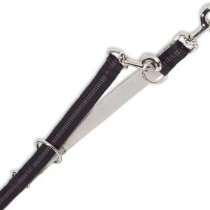 Nobby Smycz regulowana Soft Grip czarna 10mm/200cm PNOB038 - 1 zdjęcie