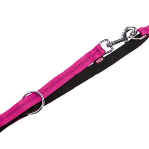 Nobby Smycz regulowana Soft Grip fuksja 10mm/200cm PNOB042 - 1 zdjęcie