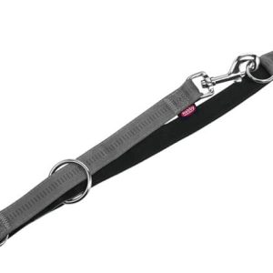 Nobby Smycz regulowana Soft Grip grafitowa 10mm/200cm PNOB044 - 1 zdjęcie