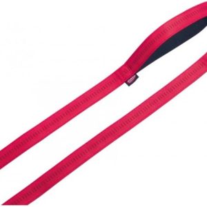Nobby Smycz soft grip pojedyncza 10mm/120cm czerwona - 1 zdjęcie