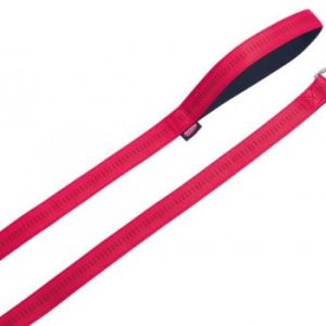 Nobby Smycz soft grip pojedyncza 25mm/120cm czerwona - 1 zdjęcie