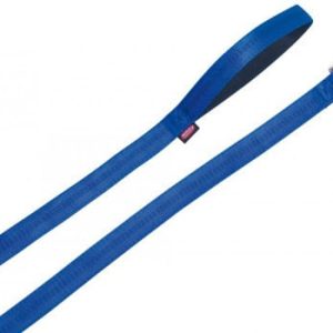 Nobby Smycz soft grip pojedyncza 25mm/120cm niebieska - 1 zdjęcie