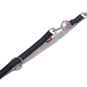 Nobby Smycz soft grip składana 20mm/200cm czarna - 1 zdjęcie