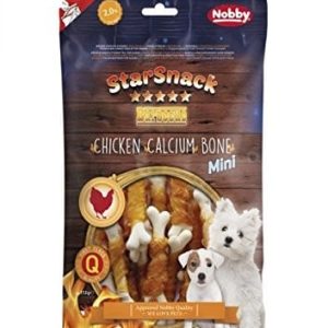 Nobby Star Snack Barbecue Mini Chicken wapnia Bone, 1er Pack (1 X 116 G) 70165 - 1 zdjęcie