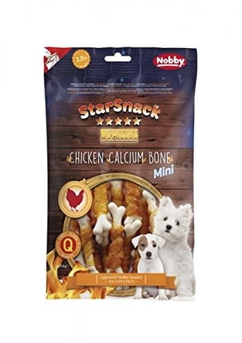Nobby Star Snack Barbecue Mini Chicken wapnia Bone, 1er Pack (1 X 116 G) 70165 - 1 zdjęcie