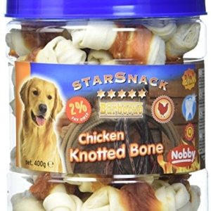 Nobby Star Snack przekąski dla psów Barbecue 2in1, puszka na zapasy, 400g 70098 - 1 zdjęcie