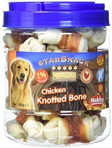 Nobby Star Snack przekąski dla psów Barbecue 2in1, puszka na zapasy, 400g 70098 - 1 zdjęcie