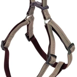 Nobby Szelki Nobby Soft Grip : Kolor - beżowo-czekoladowy, Rozmiar - L/XL 25mm x 60-86cm 78522-83 - 1 zdjęcie