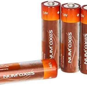 NUM`axes Num 'axes 81880 zapasowe baterie 4 X AA LR06 Alkaline  1.5 V - 1 zdjęcie