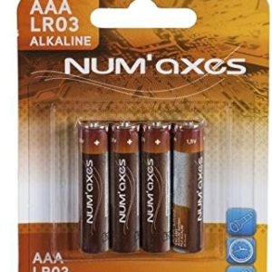 NUM`axes Num 'axes 81882 do baterie 4 X AAA LR03 Alkaline  1.5 V 81882 - 1 zdjęcie