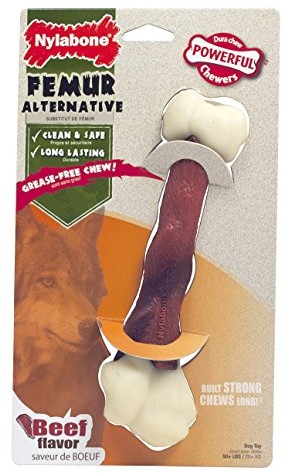 Nylabone Po właściwym Bone Extreme Żucie udowa bydlęca mięsa smak pies rozgryzać, 90 G, l NFP305P - 1 zdjęcie