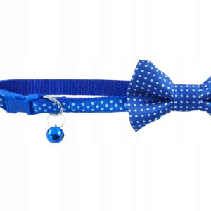 Obroża Dla Psa Kota z Kokardą Muszką 23-30 cm Xs - 1 zdjęcie