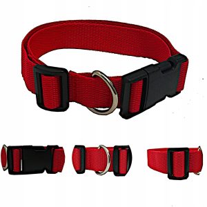 Obroża dla psa Taśma 25mm Mocna Regulowana 37-60cm - 1 zdjęcie