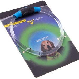 Obroża Led dla psa, rozm. XL - pomarańczowa - 1 zdjęcie