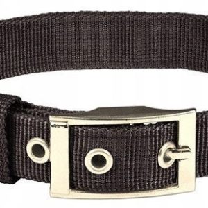Obroża podwójna Happet SF24 czarna 2.5cm - 1 zdjęcie