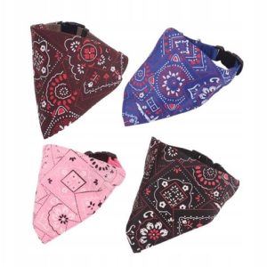 Obroża z bandamką szer1,5cm Dł 25-40 cm S-m - 1 zdjęcie