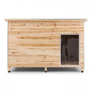 OneConcept OneConcept Schloss Wuff buda dla psa rozm. L 120x90x90 cm ocieplana wiatrołap CPT2-Schloss-Wuff-L - 1 zdjęcie