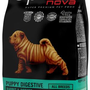 Optimanova Puppy Digestive Rabbit&Potato 2 kg - 1 zdjęcie