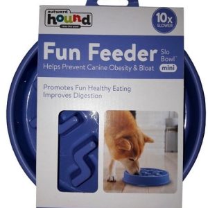 Outward Hound Fun Feeder Mini Miska niebieska - 1 zdjęcie