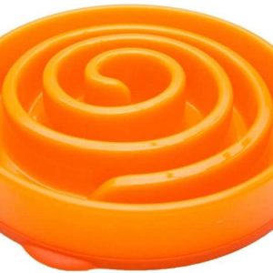 Outward Hound Fun Feeder Slo Bowl Miska spowalniająca jedzenie 29cm kolor pomarańczowy - 1 zdjęcie