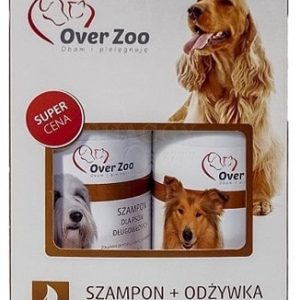 Over Zoo Over Zoo Dwupak Szampon i odżywka dla psów o długiej sierści POVZ029 - 1 zdjęcie