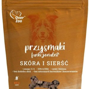 Over zoo Over Zoo Przysmaki funkcjonalne dla psa - skóra i sierść 100g - 1 zdjęcie