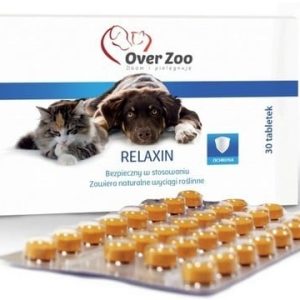 Over Zoo Relaxin preparat uspokajający dla psów i kotów 30 Tabletki 5416 - 1 zdjęcie