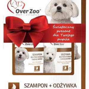 Over Zoo Świąteczny Dwupak Szampon + Odżywka dla białej sierści - 1 zdjęcie