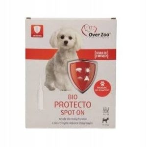 OVERZOO OVERZOO BIO PROTECTO SPOT ON DLA PSÓW MAŁYCH 4x1 ml ZH_00084 - 1 zdjęcie