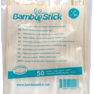 Patyczki BambooStick uszu L/XL 50 szt - 1 zdjęcie