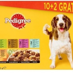 Pedigree Adult Saszetki 12X100G 10+2 - 1 zdjęcie