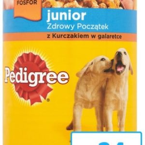 Pedigree junior kura w galarecie 400 g x24 DARMOWA DOSTAWA OD 95 ZŁ! - 1 zdjęcie